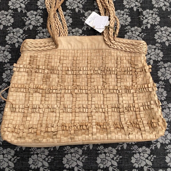 Hobo Forge Sandstorm Artisan Weave Braided Purse - Picture 3 of 12